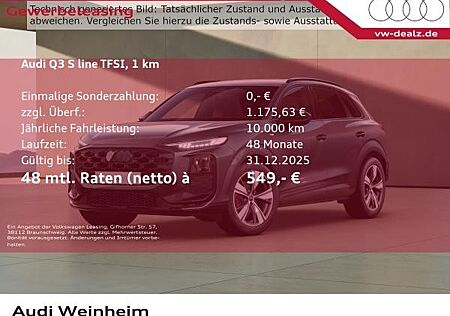Audi Q3 gebraucht kaufen Audi Q3 SUV TFSI S tronic NAVI ALU 19" LED DAB