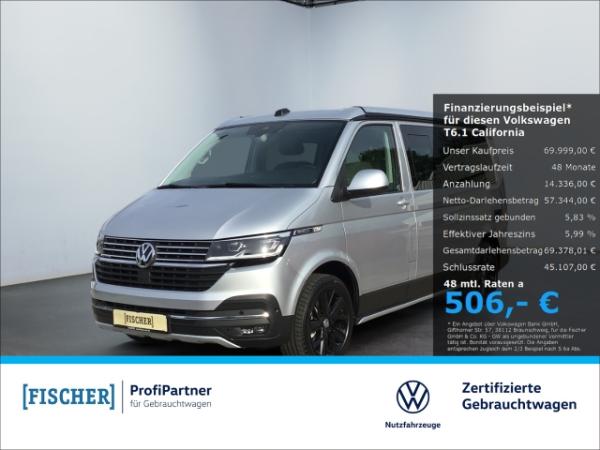 Volkswagen T6.1 California Ocean 2.0 TDI 4Motion Markise DSG StdHZG Navi bild