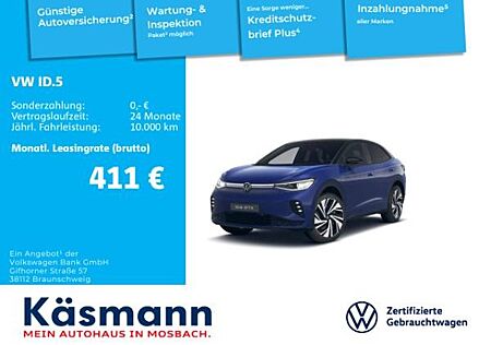 VW ID.5 gebraucht kaufen VW ID.5 Volkswagen GTX 340PS AHK PANO HUD 360 INKL. WINTERRÄDER, 0€ BEREITSTELLUNG