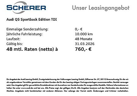 Audi Q5 Sportback TDI quattro S tronic