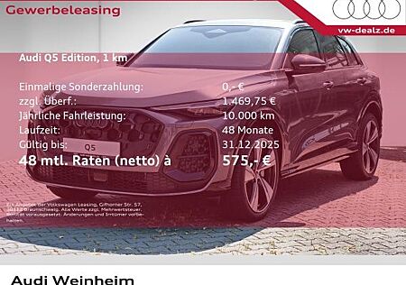 Audi Q5 gebraucht kaufen Audi Q5 SUV edition one TDI quattro S tronic