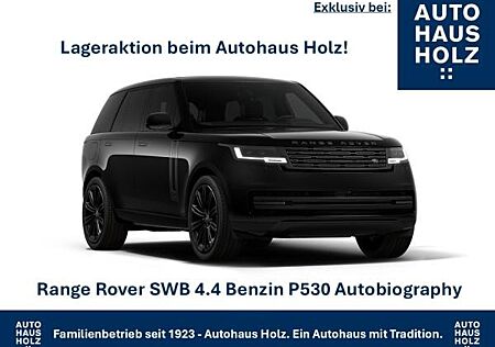 Land Rover Range Rover SWB P530 AUTOBIOGRAPHY - STANDHEIZ - 23 ZOLL BLACK - AHK - SHADOW-PACKET