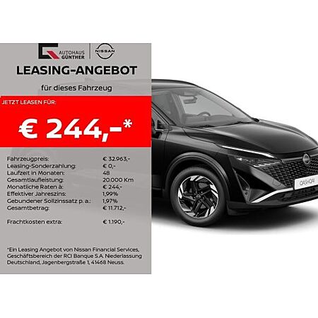 Nissan Qashqai leasen