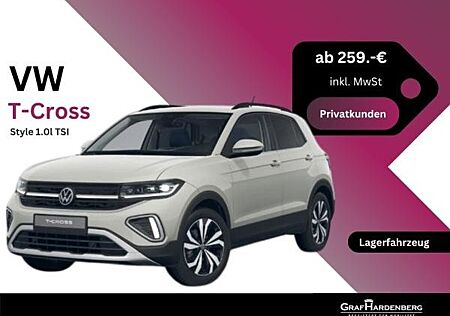 VW T-Cross Volkswagen Style 1.0l TSI *sofort verfügbares Fahrzeug*