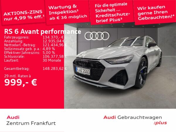 Audi RS6 Avant performance tiptronic bild
