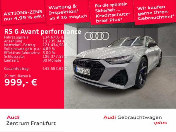 Audi RS6 Avant performance tiptronic bild