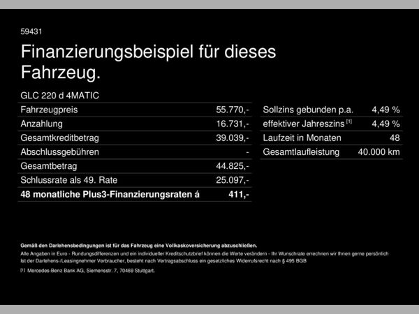 Mercedes-Benz GLC 220 d 4M AMG Panorama DigitalLight AHK 360°K bild 2