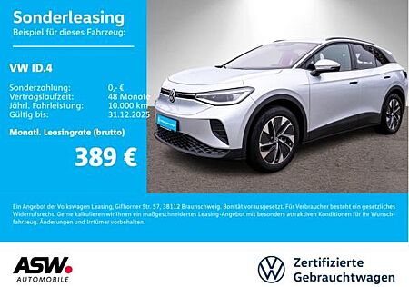VW ID.4 Volkswagen Pro LED Navi Stdhzg Wärmepumpe SHZ AHK / 0,25% Versteuerung