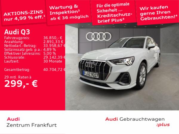 Audi Q3 35 TFSI S tronic S line LED AHK DAB Tempomat bild
