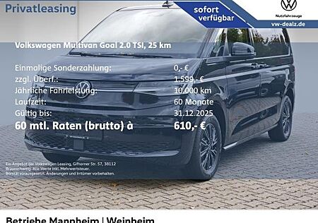 VW T7 Multivan Volkswagen Multivan Goal 2.0 TSI DSG LED Standheizung uvm.