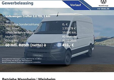 VW Crafter Volkswagen 35 Kasten 2.0 TDI Klima Allwetter DAB
