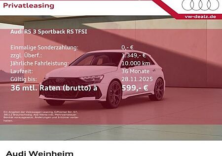 Audi RS3 Sportback S tronic LED DAB Klima ALU 19"