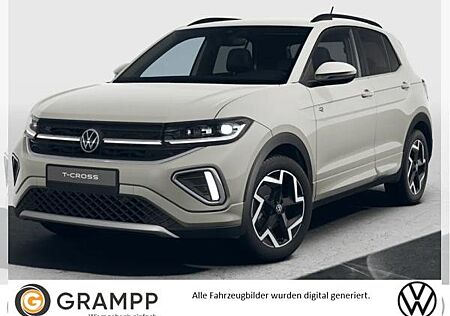 VW T-Cross Volkswagen R-Line 1.0 TSI (116 PS) 6-Gang AHK+NAVI+GANZJAHRESREIFEN
