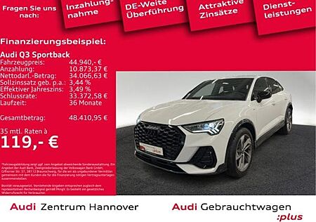 Audi Q3 Sportback S line 35 TFSI Kamera AHK LED virtual Navi