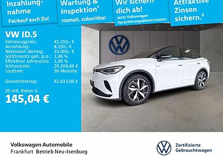 VW ID.5 Volkswagen GTX 4Motion IQ.Light Navi SideAssist FrontAssist LaneAssist