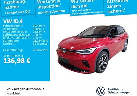 VW ID.4 Volkswagen GTX 4Motion IQ.Light Navi SideAssist AHK FrontAssist