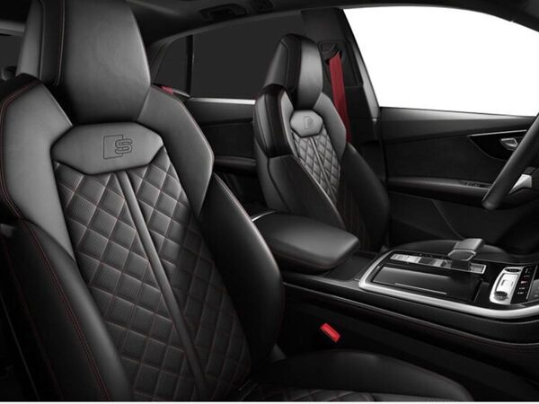 Audi Q8 SUV S line business TFSI e qu tiptr PANO HUD bild 7