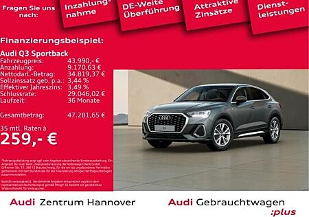 Audi Q3 Sportback S line 35 TFSI AHK LED virtual Sportsitze