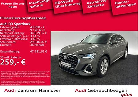 Audi Q3 Sportback S line 35 TFSI AHK LED virtual Sportsitze