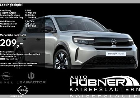 Opel Frontera Edition Hybrid