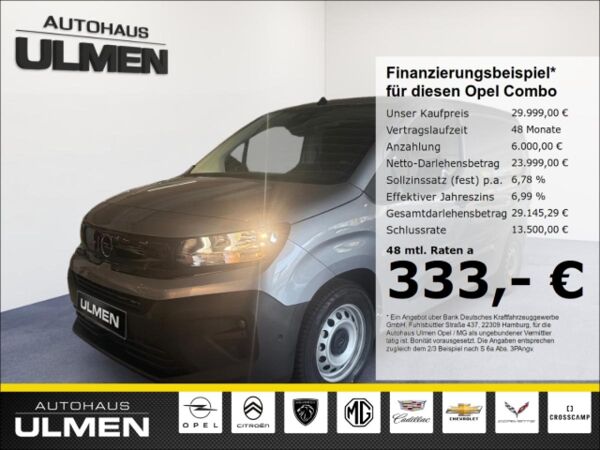 Opel Combo Sofort Verfügbar ELEKTRO Cargo Klima el.SP eFH BC LED Rückfahrkam. Temp PDCv+h Freisprech BT Spieg. bild