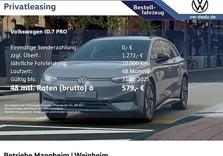 VW ID.7 Volkswagen Tourer Pro Klima LED DCC ALU 19" DAB USB