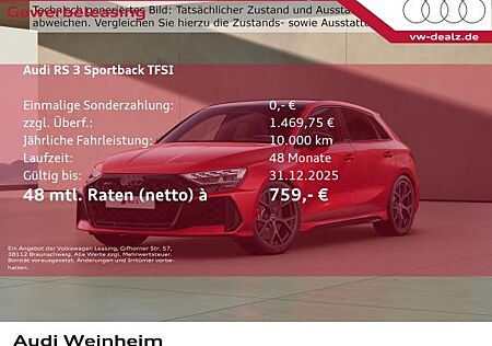 Audi RS3 RS 3 Sportback S tronic NAVI Pano HeadUp LED USB