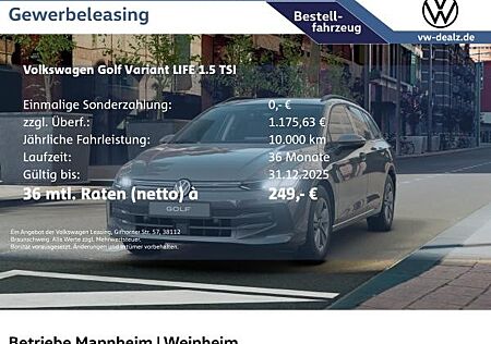VW Golf Variant Volkswagen Life 1.5 TSI Klima ACC LED DAB ALU
