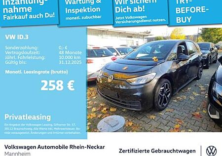 VW ID.3 Volkswagen Pure Performance City Navi PDC LED uvm