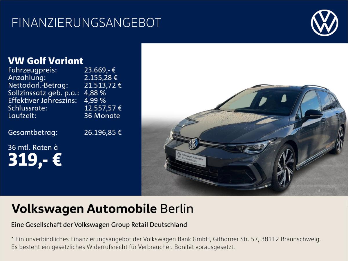 Volkswagen Golf Variant VIII 2.0 TSI DSG R-Line Navi SHZ bild