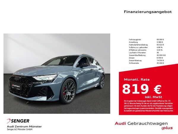 Audi RS3 Sportback Memory Digitales Cockpit Navi LED bild