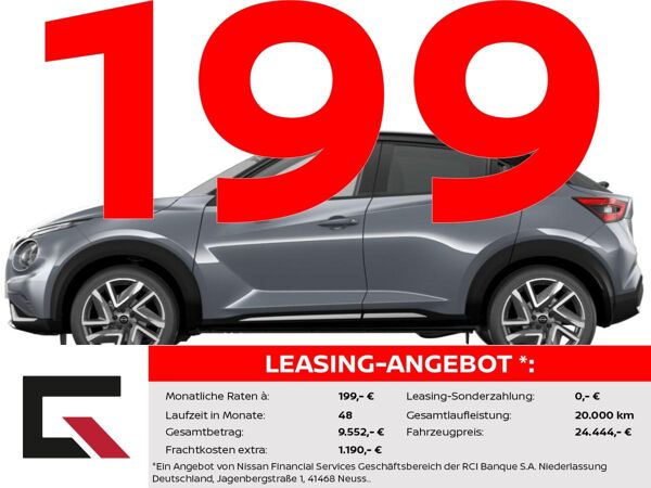 Nissan Juke N-DESIGN 114PS Automatik Winter/Bose/beh.WS/Carplay bild 1