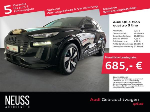 Audi Q6 e-tron quattro S line 360°+MATRIX+ACC+MEMORY+HPC bild