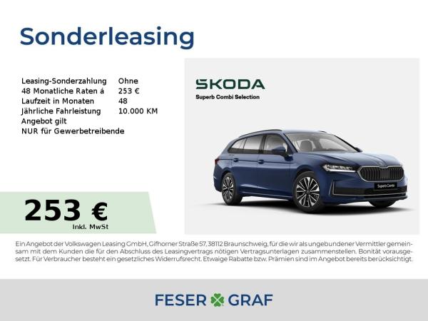 Skoda Superb Selection 2,0 TDI *KAM*AHK*LED*NAVI bild