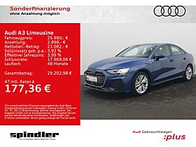 Audi A3 Limousine S-Line 30 TFSI S-tronic / MMI-Navi+ Audi A3 Limousine S-Line 30 TFSI S-tronic / MMI-Navi+