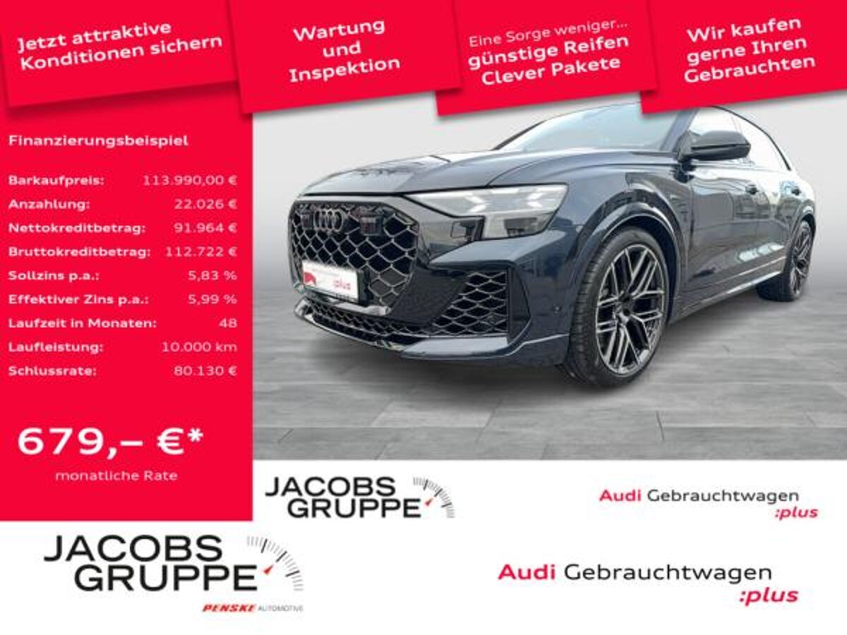 Audi RS Q8 Facelift/B+O Advanced/Individual/RS-AGA/Laser/360°/23Zoll/HuD/OLE bild