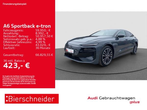 Audi A6 e-tron Sportback advanced 20 MATRIX AR-HuD B&O bild