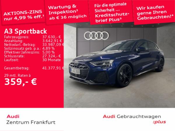 Audi A3 Sportback 35 TFSI S tronic S line LED Sonos Navi Panorama DAB VC bild