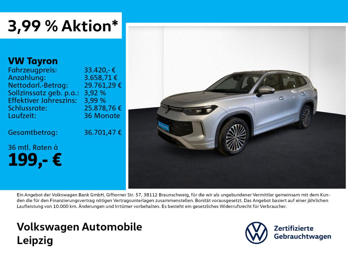 Volkswagen Tayron 1.5 eTSI Life *AHK*DSG*ACC*Einparkhilfe bild