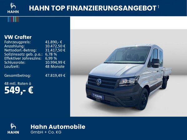 Volkswagen Crafter 35 DOKA Pritsche 2,0TDI 103KW AHK APP bild 2