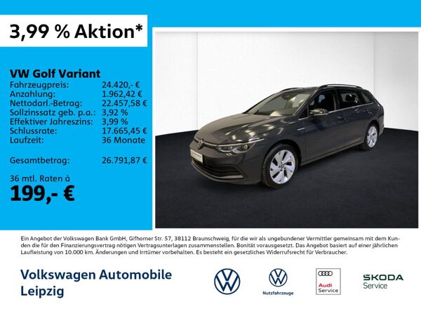 Volkswagen Golf VIII Variant 2.0 TSI Style*ACC*Navi*DSG*PDC bild