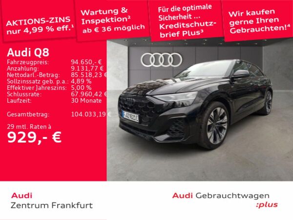 Audi Q8 55 TFSI e quattro tiptronic S Line B&O PANO bild