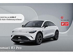 smart #3 Pro❗️inkl. 6.000€ E-Prämie Anzahlung¹⚡(130kW/Pano/Navi/LED/360°/19Zoll/V2L/smart-Pilot)