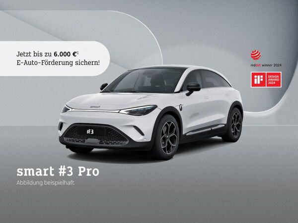 smart #3 Pro❗️inkl. 6.000€ E-Prämie Anzahlung¹⚡(130kW/Pano/Navi/LED/360°/19Zoll/V2L/smart-Pilot) bild