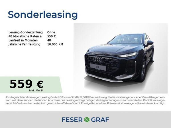 Audi Q3 TFSI S line Ext. AHK LED Sportsitz Tech plus bild