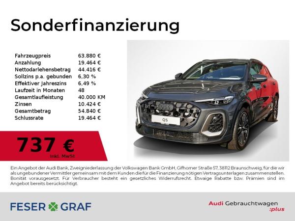 Audi Q5 SUV edition one mit Akzenten magnesiumgrau bild
