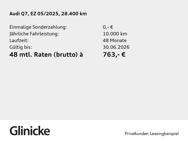 Audi Q7 45 TDI quattro tiptronic Leder Matrix ACC Parkassistent 3. Sitzreihe bild 2