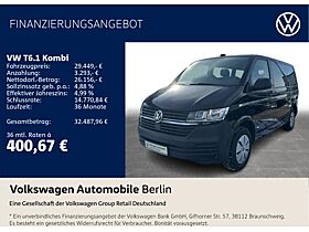 Volkswagen T6.1 Kombi L1H1 2.0 TDI DSG Navi Radio PDC