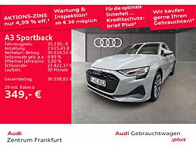 Audi A3 Sportback 35 TFSI S tronic Matrix-LED DAB VC PDC Sitzheizung Audi A3 Sportback 35 TFSI S tronic Matrix-LED DAB VC PDC Sitzheizung