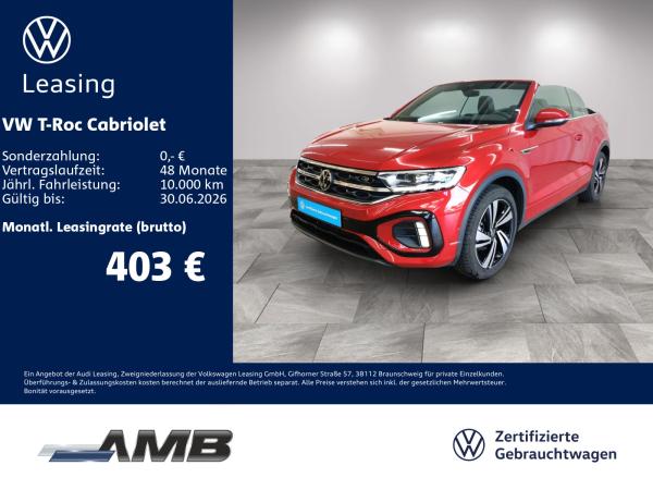 Volkswagen T-Roc Cabriolet R-Line 1.5 TSI DSG/Standh/03.30Garantie bild